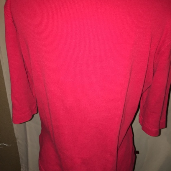 Lauren by Ralph Lauren Red Blouse - Picture 3 of 8